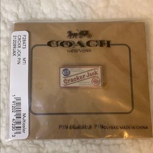 Coach Cracker Jack Enameled Pin